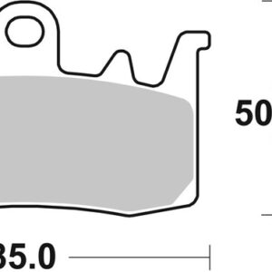 Pastillas de freno sinterizadas racing BREMBO 07BB38SR