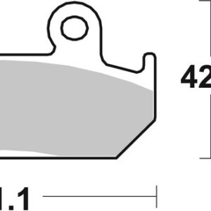 Pastillas de freno sinterizadas racing BREMBO 07HO21SR