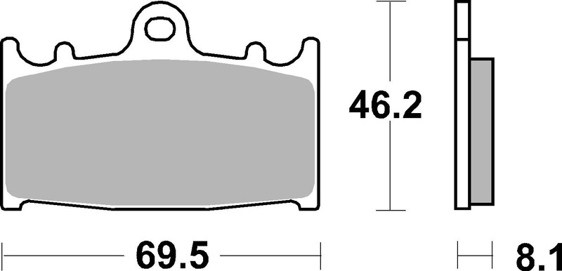 Pastillas de freno sinterizadas racing BREMBO 07KA13SR