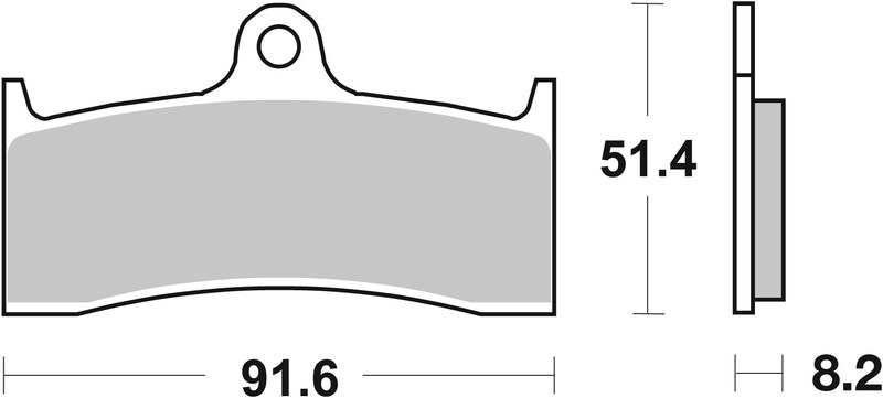 Pastillas de freno sinterizadas racing BREMBO 07KA20SR
