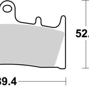 Pastillas de freno sinterizadas racing BREMBO 07SU19SR