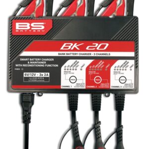 Cargador de bateria inteligente BS Battery BK20 6V/12V 3x2A
