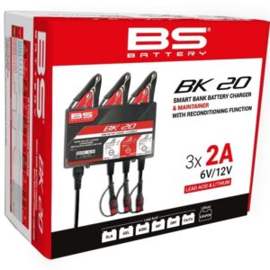 Cargador de bateria inteligente BS Battery BK20 6V/12V 3x2A