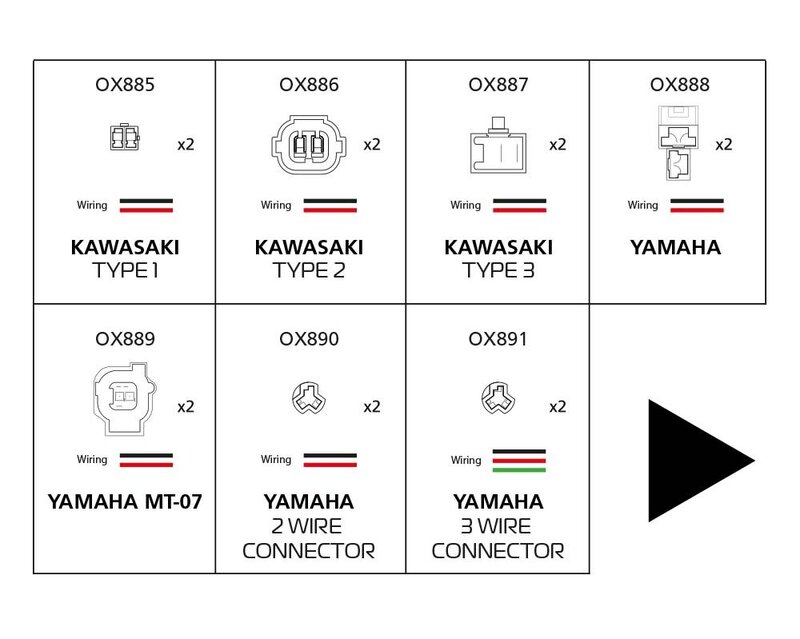 Cable para intermitentes OXFORD - Yamaha 3 Wire Connector