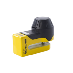 Candado de disco OXFORD Mini T - 5,5 mm amarillo