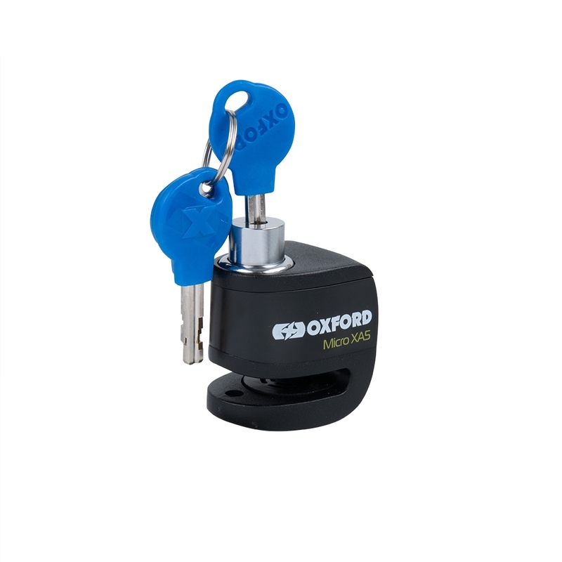 Candado de disco OXFORD XA5 Alarm - negro