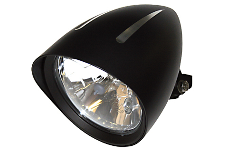 Faro delantero H4 HIGHSIDER pro Classic 1 Extreme - 5 3/4 inch - negro - 1 pieza