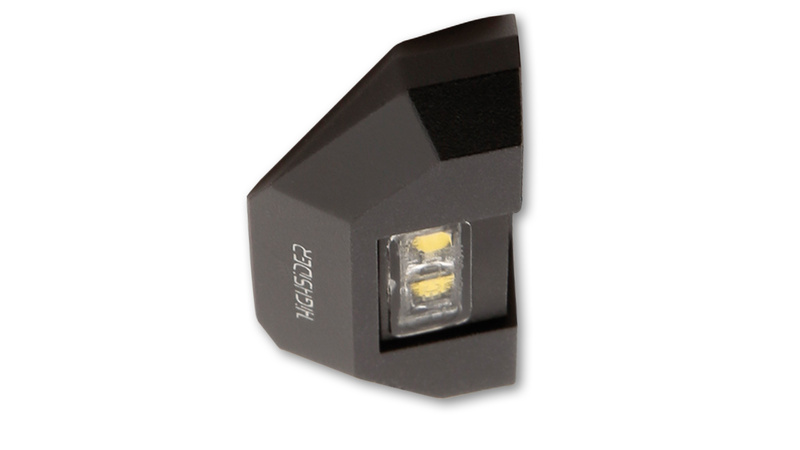 Luz de matrícula LED HIGHSIDER pro Split-XL SMD - negro/traslúcido -