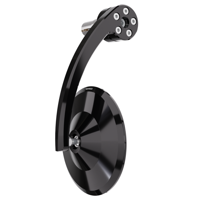 Retrovisor extremo de manillar HIGHSIDER pro Montana -EVO – negro – 1 pza