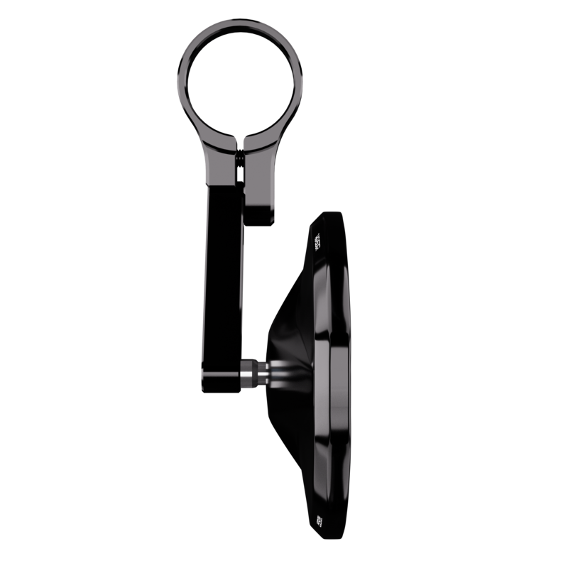 Retrovisor extremo de manillar HIGHSIDER pro Victory corto – negro – 1 pza