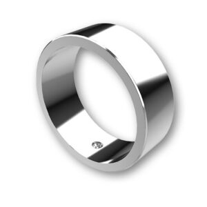 Anillo de color HIGHSIDER pro para contrapesos de manillar - plata