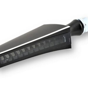 Intermitente LED HIGHSIDER pro Pen Head - homologado E - negro/ahumado - Pareja