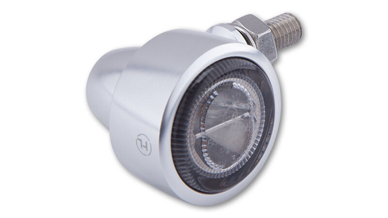 Intermitente LED HIGHSIDER pro Classic-X1 - homologado E - plata/ahumado - par