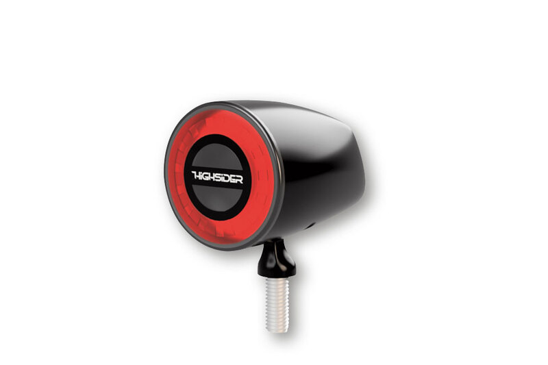 Piloto trasero LED HIGHSIDER pro Rocket Classic - negro/ahumado - 1 pieza