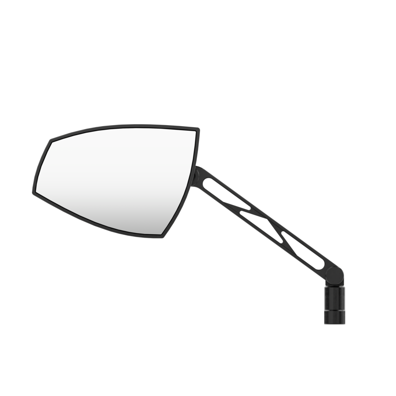 Retrovisor de manillar HIGHSIDER pro Wave - negro/plata