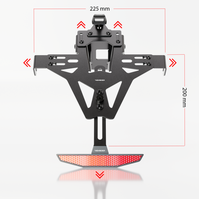 Portamatrículas HIGHSIDER pro Akron-RS - Ducati
