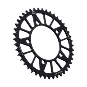 Corona JT 75 de aluminio negro 44 dientes – Paso 520