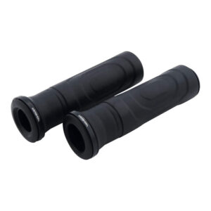 Puños HIGHSIDER pro Montana de goma – 7/8 inch (22.2 mm) / 125 mm – negro – pareja