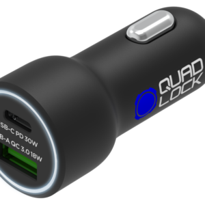 Cargador de coche QUAD LOCK Dual USB (C+A) 48W