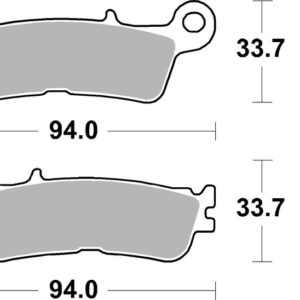 Pastillas de freno sinterizadas BREMBO - 07YA55SD