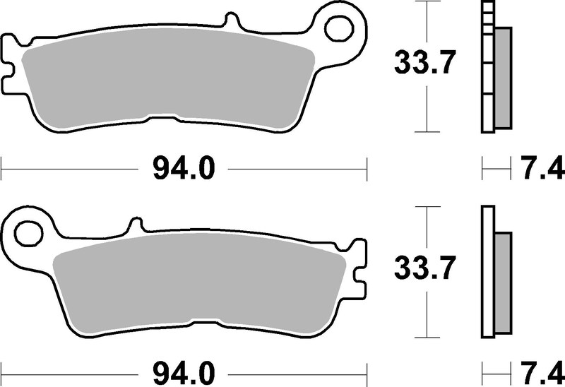 Pastillas de freno sinterizadas BREMBO - 07YA55SD