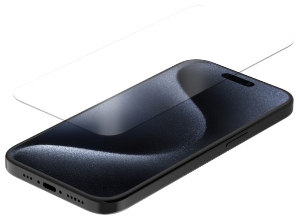 Protector de pantalla QUAD LOCK - Vidrio templado - iPhone 15/15 Pro