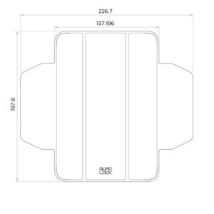 Funda con tapa y soporte QUAD LOCK - iPad mini (6th Gen)