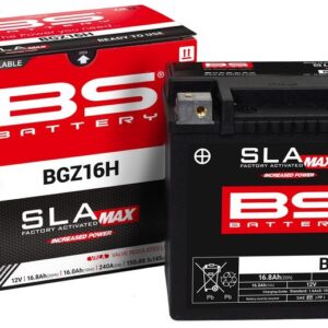 Batería BS BATTERY SLA Max sin mantenimiento activada en fábrica - BGZ16H