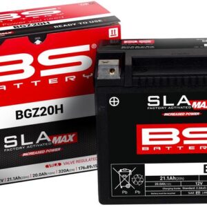 Batería BS BATTERY SLA Max sin mantenimiento activada en fábrica - BGZ20H
