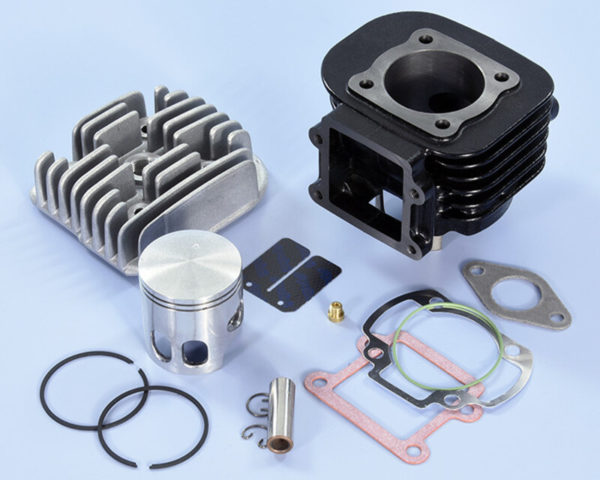 Kit de cilindro completo POLINI hierro Ø47mm (bulón Ø12mm) - Yamaha / Minarelli