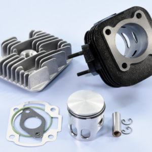 Kit de cilindro completo POLINI Racing hierro Ø47mm (bulón Ø12mm) - Yamaha / Minarelli