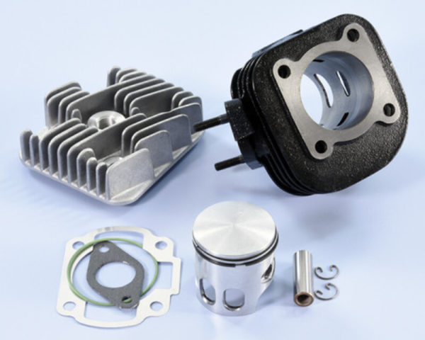 Kit de cilindro completo POLINI Racing hierro Ø47mm (bulón Ø12mm) - Yamaha / Minarelli