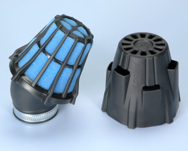Filtro de aire POLINI Air Box (con tapa de plástico) 30° Ø42mm
