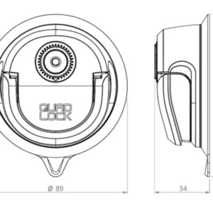 Base de succión QUAD LOCK 360