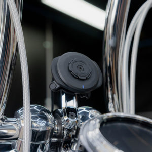 Soporte de manillar cromado QUAD LOCK Pro (grande) para manillares FATBAR/Special CUSTOM