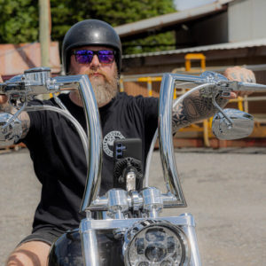 Soporte de manillar cromado QUAD LOCK Pro (grande) para manillares FATBAR/Special CUSTOM