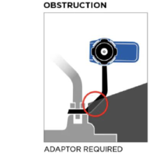 Soporte de vástago de espejo QUAD LOCK