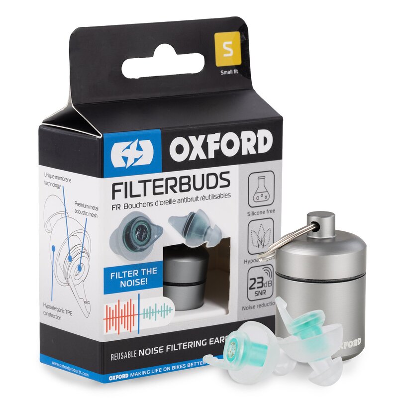 Juego de tapones para los oídos con filtro de ruido Oxford Filter B uds - Ajuste pequeño