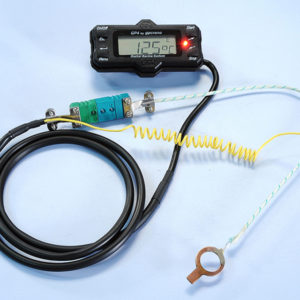 Tacómetro digital POLINI con contador horas y sensor termopar de bujía