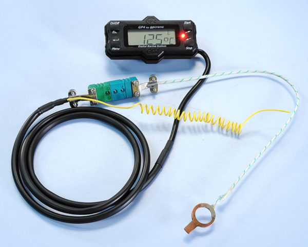 Tacómetro digital POLINI con contador horas y sensor termopar de bujía