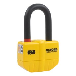 Candado de disco con alarma OXFORD Boss Alarm - 14 mm - Certificado Sold Secure Gold / FG SBSC