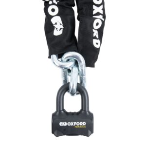 Candado de cadena OXFORD Nemesis 16 mm x 1.5 m - Certificado ART4 / Sold Secure Gold