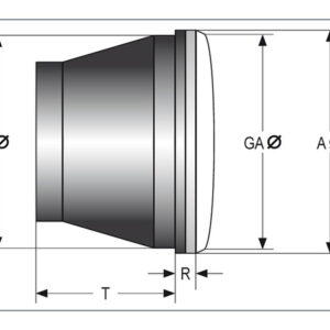 Óptica de faro H4 HIGHSIDER smart 130 x 90 mm con luz de posición, homologada E - 1 pieza