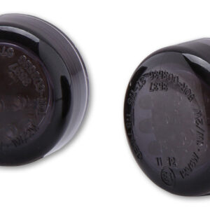 Intermitente LED HIGHSIDER smart Micro Disc - cristal ahumado - homologado E - Pareja