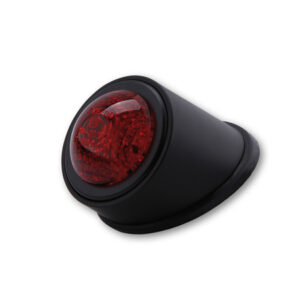 Piloto trasero LED HIGHSIDER smart Old School Type 1 - cristal rojo - homologado E - 1 pieza