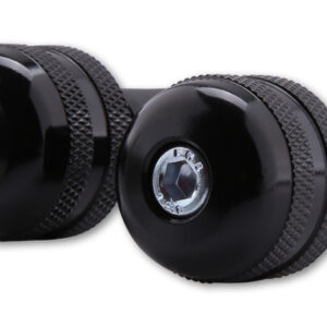 Contrapesos de manillar HIGHSIDER smart para manillares de acero estriado - negro