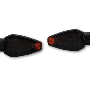 Intermitente LED HIGHSIDER smart Peak - cristal ahumado - homologado E - Pareja