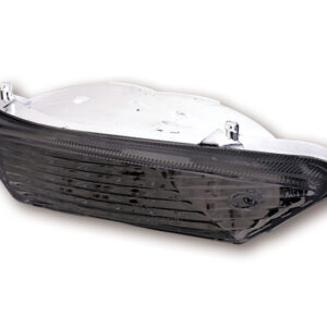 Piloto trasero LED HIGHSIDER smart estilo Honda - cristal ahumado - homologado E - 1 pieza