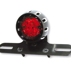 Piloto trasero LED HIGHSIDER smart Miles - cristal rojo - homologado E - 1 pieza