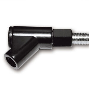Adaptador de retrovisor HIGHSIDER smart rosca derecha M10x1,25 - negro